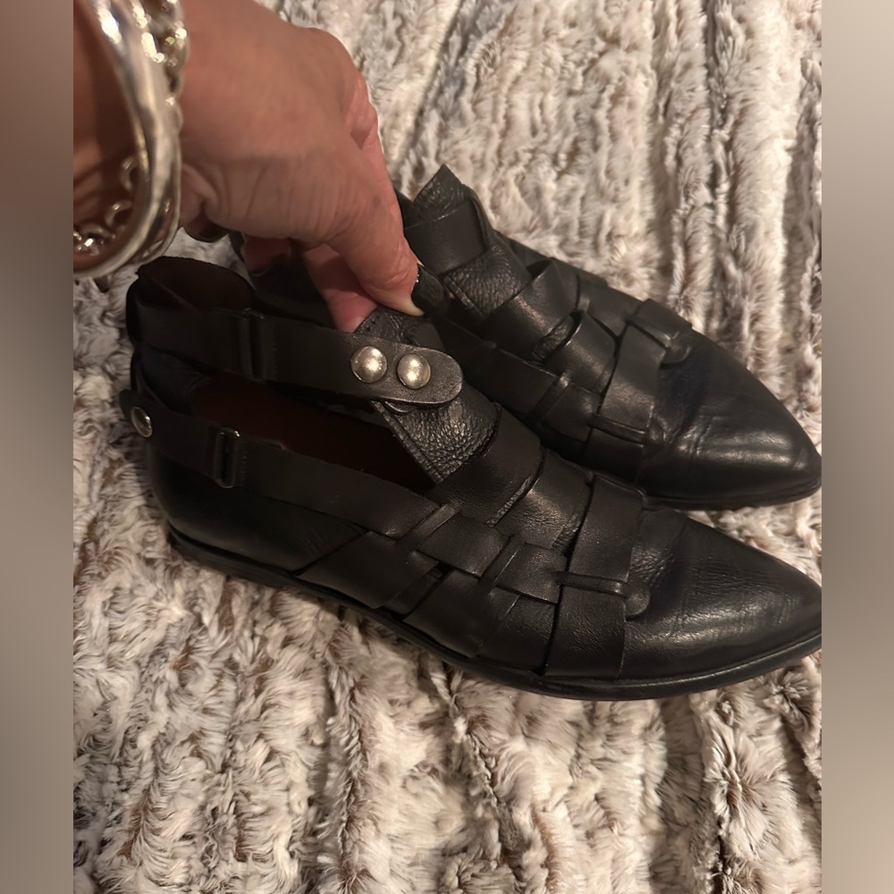 Free people leather flats
